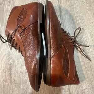 Vintage Rare Leather Oxfords by The Leather Collection Made in Brazil Size 8.5 👑